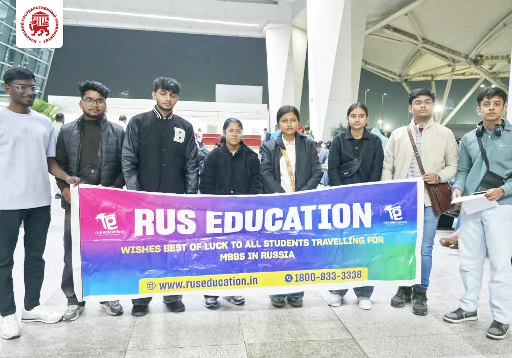 Another Batch Indian Mbbs Students Depart For Pskov State University Mbbs Journey